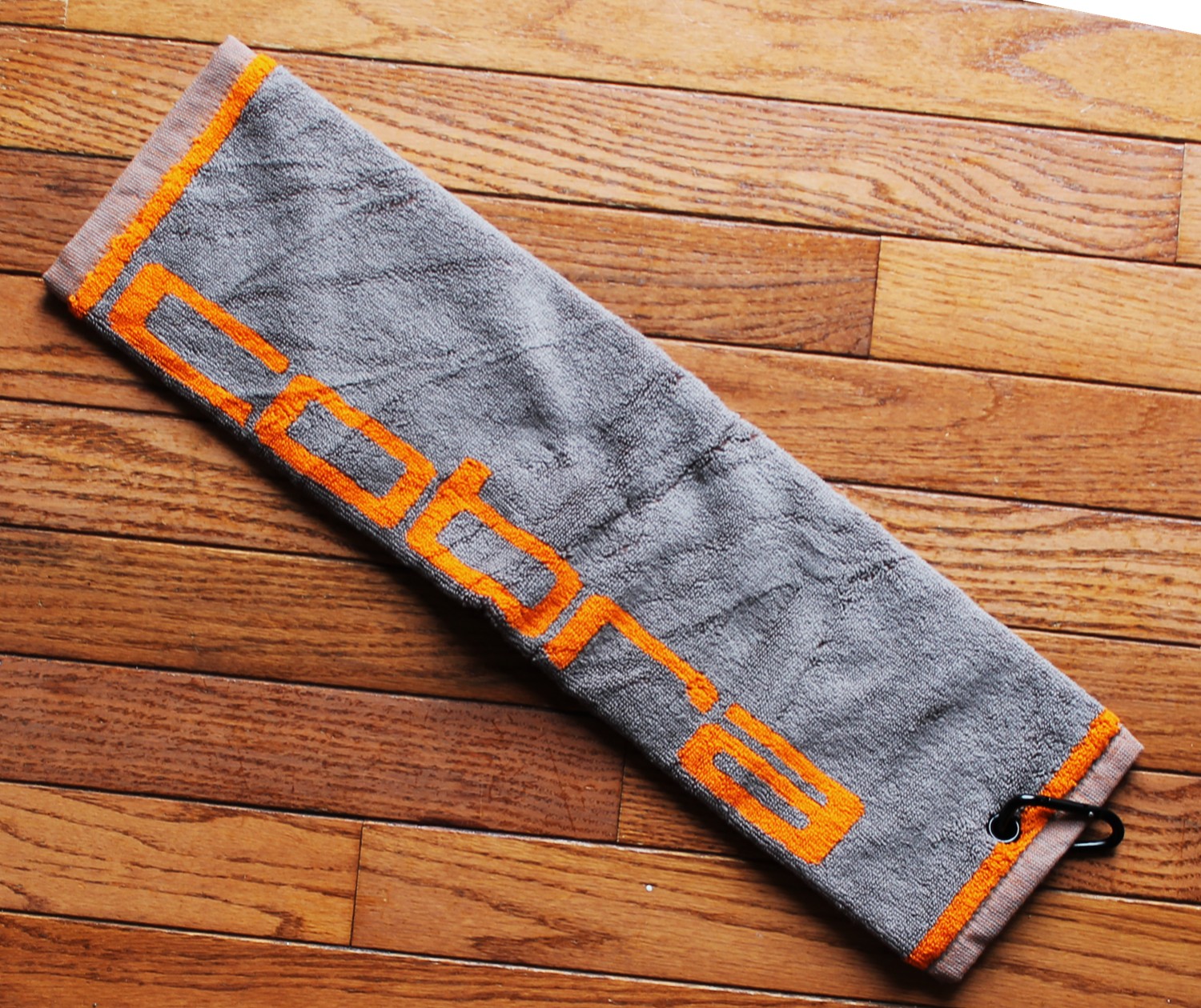 NEW COBRA LOGO GOLF TOWEL GREY ORANGE TRIFOLD MODEL 16x21 FREE SHIP BACKSPIN eBay